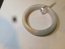 Load image into Gallery viewer, 57.8mm 100% certified natural light green/blue/yellow jadeite jade bangle S27-3228