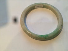 Load image into Gallery viewer, 59.5mm Certified Type A 100% Natural sunny green/yellow Jadeite Jade bangle D53-2599