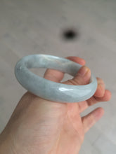 Load image into Gallery viewer, 59mm Certified Type A 100% Natural light green Jadeite Jade bangle D75-3759