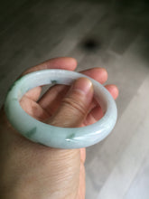 Load image into Gallery viewer, 53.6mm certified 100% natural Type A sunny green purple white jadeite jade bangle AS21-4141