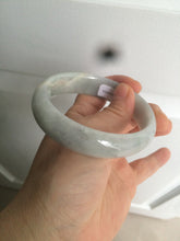 Load image into Gallery viewer, 59mm Certified Type A 100% Natural light green Jadeite Jade bangle D75-3759
