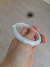 Load image into Gallery viewer, 53.7mm Certified Type A 100% Natural green/purple Jadeite Jade bangle AT25-1371