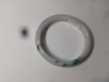 Load image into Gallery viewer, 49mm Certified Type A 100% Natural green purple oval Jadeite Jade bangle AM6-4137