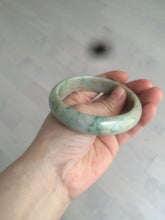 Load image into Gallery viewer, 59.5mm certified Type A 100% Natural sunny green gray yellow purple (FU LU Shou)Jadeite bangle D68-3750