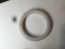 Load image into Gallery viewer, 55.5 mm Certified type A 100% Natural light purple/white/beige Jadeite bangle U117-6543