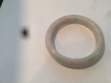 Load image into Gallery viewer, 56.2 mm certificated Type A 100% Natural light green/yellow/purple Jadeite Jade bangle AM7-7533