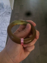 Load image into Gallery viewer, 52.9mm 100% Natural yellow/red/orange/gray Xiu Jade (Serpentine) (The Origin of Life) bangle A30