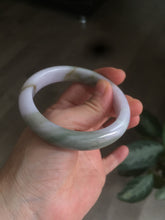 Load image into Gallery viewer, 55mm Certified 100% natural Type A green/purplejadeite jade bangle R77-2597