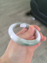 Load image into Gallery viewer, 55mm Certified 100% natural Type A green/purplejadeite jade bangle R77-2597