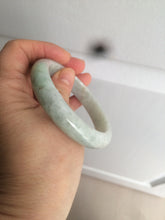 Load image into Gallery viewer, 56.7mm certified 100% natural type A light green/orange jadeite jade bangle C48-9781