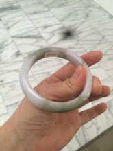 Load image into Gallery viewer, 55mm Certified 100% natural Type A green/purplejadeite jade bangle R77-2597