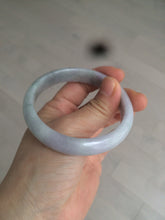 Load image into Gallery viewer, 55.5mm certified Type A 100% Natural light green Jadeite Jade bangle D66-9679