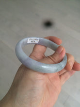 Load image into Gallery viewer, 55.5mm certified Type A 100% Natural light green Jadeite Jade bangle D66-9679