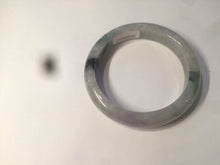 Load image into Gallery viewer, 56.5mm certified 100% natural Type A green purple jadeite jade bangle AM11-5607