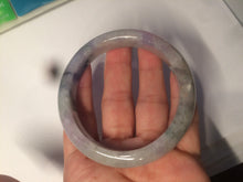 Load image into Gallery viewer, 56.5mm certified 100% natural Type A green purple jadeite jade bangle AM11-5607