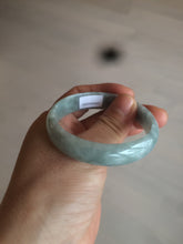 Load image into Gallery viewer, 51.5mm certified Type A 100% Natural green/purple/gray Jadeite Jade bangle C46-0457