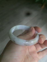 Load image into Gallery viewer, 51.5mm Certified Type A 100% Natural light green/purple/yellow/brown oval shape Jadeite Jade bangle AS14-0710