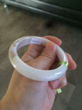 Load image into Gallery viewer, 56mm certificated Type A 100% Natural white/red/brown Jadeite Jade bangle AE24-5700