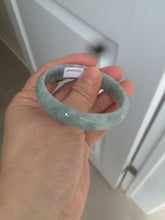 Load image into Gallery viewer, 51.5mm certified Type A 100% Natural green/purple/gray Jadeite Jade bangle C46-0457