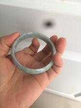 Load image into Gallery viewer, 51.5mm certified Type A 100% Natural green/purple/gray Jadeite Jade bangle C46-0457