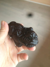 Load image into Gallery viewer, Handmade Craved Real ebony wood(黑檀木) PIXIu desk home decor CB32