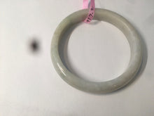 Load image into Gallery viewer, 57.5mm Certified Type A 100% Natural light green Jadeite Jade bangle AQ44