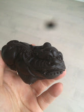 Load image into Gallery viewer, Handmade Craved Real ebony wood(黑檀木) PIXIu desk home decor CB32