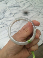 Load image into Gallery viewer, 54.5mm 100% natural Type A green/white/yellow jadeite jade bangle Q21