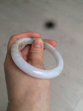 Load image into Gallery viewer, 53.6mm 100% natural Type A light green/red/purple (FU LU SHOU, 福禄寿) jadeite jade bangle W84-4031