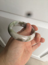 Load image into Gallery viewer, 51.5mm certified Type A 100% Natural green/purple/brown Jadeite Jade bangle N99-3774