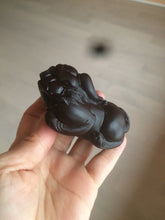 Load image into Gallery viewer, Handmade Craved Real ebony wood(黑檀木) PIXIu desk home decor CB32