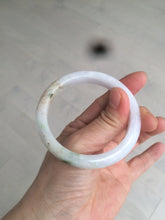 Load image into Gallery viewer, 53.6mm 100% natural Type A light green/red/purple (FU LU SHOU, 福禄寿) jadeite jade bangle W84-4031