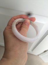 Load image into Gallery viewer, 53.6mm 100% natural Type A light green/red/purple (FU LU SHOU, 福禄寿) jadeite jade bangle W84-4031