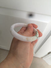 Load image into Gallery viewer, 53.6mm 100% natural Type A light green/red/purple (FU LU SHOU, 福禄寿) jadeite jade bangle W84-4031