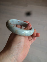 Load image into Gallery viewer, 58.8mm certified 100% natural Type A green/blue/purple/brown jadeite jade bangle W83-9905