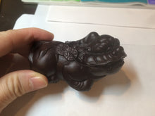 Load image into Gallery viewer, Handmade Craved Real ebony wood(黑檀木) PIXIu desk home decor CB32