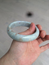 Load image into Gallery viewer, 58.8mm certified 100% natural Type A green/blue/purple/brown jadeite jade bangle W83-9905