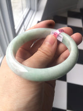 Load image into Gallery viewer, 53.7mm certificated Type A 100% Natural apple sunny Jadeite Jade bangle Y60-6617