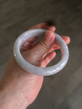 Load image into Gallery viewer, 58.3mm certified Type A 100% Natural green/white/super light purple Jadeite bangle AF70-9555