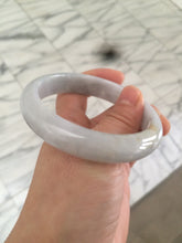 Load image into Gallery viewer, 58.3mm certified Type A 100% Natural green/white/super light purple Jadeite bangle AF70-9555