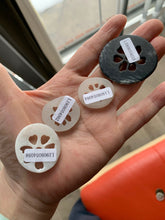 Load image into Gallery viewer, Certified 100% Natural nephrite beige/brown cutout lotus couple pendant pair RP-3