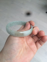 Load image into Gallery viewer, 52.9mm Certified Type A 100% Natural light green/brown Jadeite Jade bangle KS77-2354