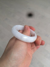 Load image into Gallery viewer, 48mm Type A 100% Natural sunny green/purple/yellow oval Jadeite Jade bangle W82-7916