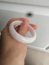 Load image into Gallery viewer, 48mm Type A 100% Natural sunny green/purple/yellow oval Jadeite Jade bangle W82-7916