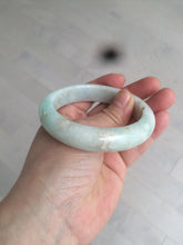 Load image into Gallery viewer, 55.6mm 100% natural certified sunny green/white jadeite jade bangle W81-3323