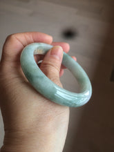 Load image into Gallery viewer, 56.6mm Certified type A 100% Natural sunny green purple Jadeite Jade bangle N95-0465