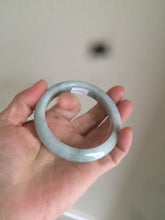 Load image into Gallery viewer, 56.6mm Certified type A 100% Natural sunny green purple Jadeite Jade bangle N95-0465