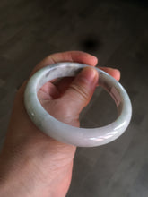 Load image into Gallery viewer, 59.5mm certified Type A 100% Natural green/purple/yellow/gray yellow Jadeite bangle AF65-7538