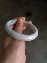 Load image into Gallery viewer, 59.5mm certified Type A 100% Natural green/purple/yellow/gray yellow Jadeite bangle AF65-7538