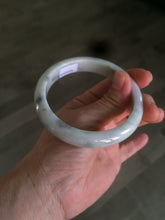 Load image into Gallery viewer, 59.5mm certified Type A 100% Natural green/purple/yellow/gray yellow Jadeite bangle AF65-7538